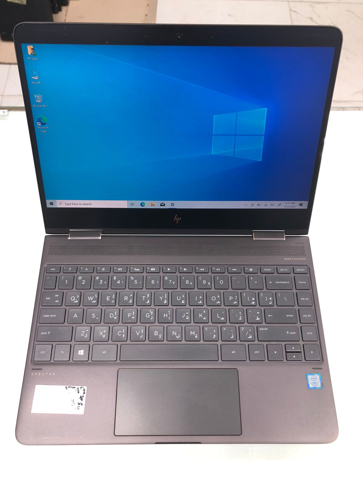 HP Spectre x360 13-ac0xx 13.3" Laptop Intel Core i7 7th Gen 16GB RAM 256GB SSD Windows 10/11