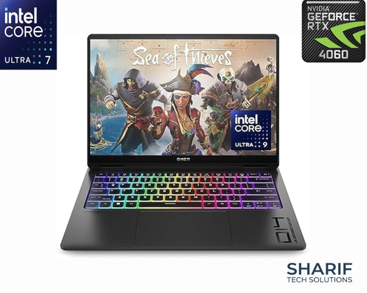 HP OMEN Transcend 14-fb0013dx Gaming Laptop Intel Core Ultra 7 16GB RAM 512GB SSD RTX 4060 8GB 14" OLED
