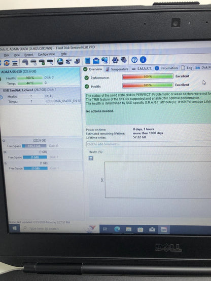 Dell Latitude E5430 powered on showing desktop