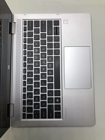 HP ProBook 435 G7 keyboard layout and touchpad close-up