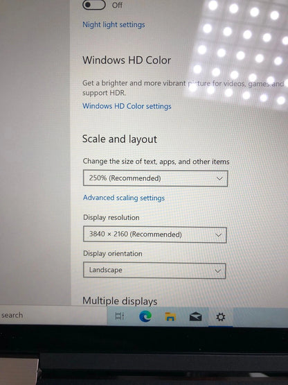 HP Spectre x360 15 powered on showing desktop
