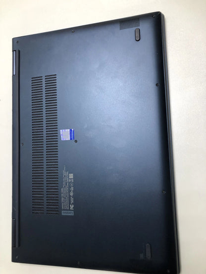 Back view of Lenovo Yoga Blue laptop showing sleek design
