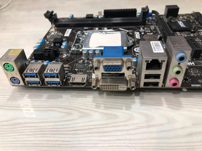 MSI H81M-E34 DDR3 Micro-ATX Motherboard with PCIe Slot and SATA Ports